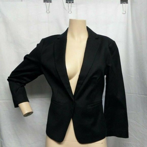 Ann Taylor Jackets & Blazers - "ANN TAYLOR" BLACK CLASSIC DRESS CAREER CASUAL BLAZER JACKET SIZE: 6 NWT